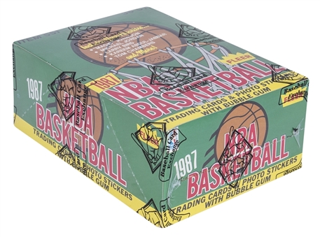 1987-88 Fleer Basketball Unopened Wax Box (36 Packs) - BBCE Certified - Fritsch Vault